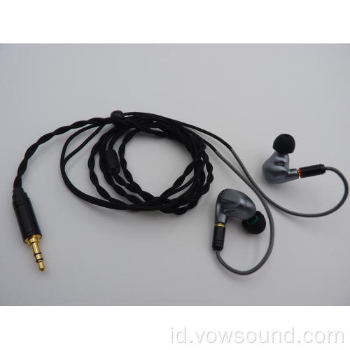 HiFI Hybrid Earhook Earphone dengan 6 driver